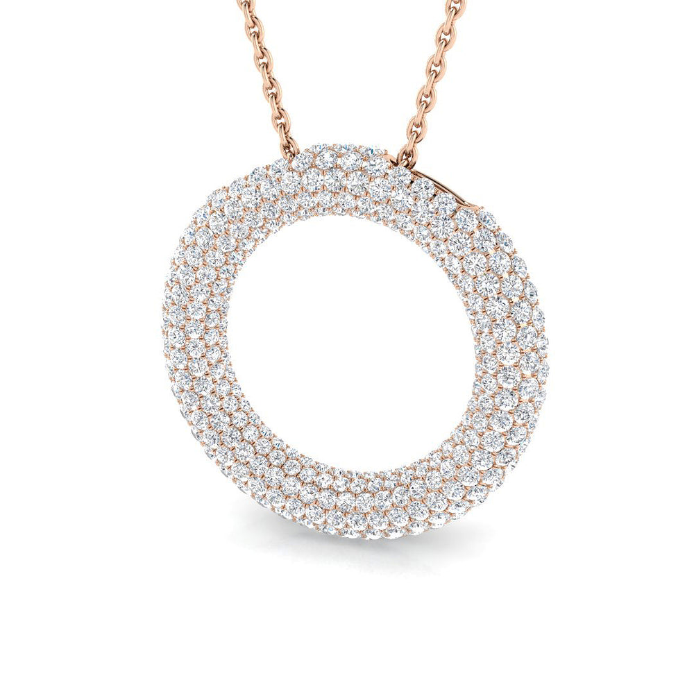 Aulic Diamond Circle of Life Pendant 1ct  Gold(Without Chain )