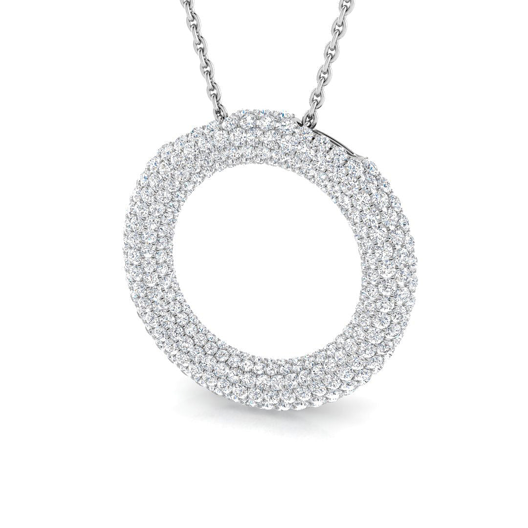 Aulic Diamond Circle of Life Pendant 1ct  Gold(Without Chain )