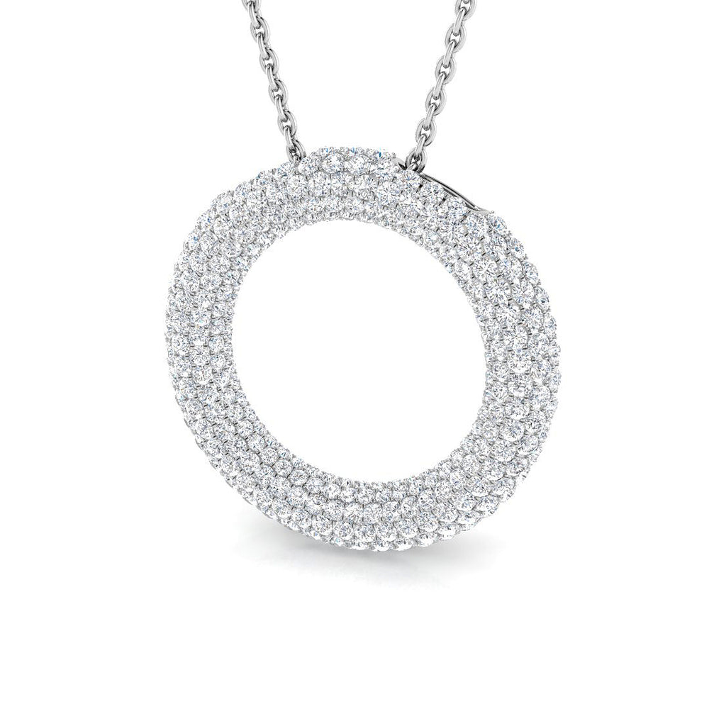 Aulic Diamond Circle of Life Pendant 1ct  Gold(Without Chain )