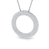 Aulic Diamond Circle of Life Pendant 1ct  Gold(Without Chain )