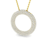 Aulic Diamond Circle of Life Pendant 1ct  Gold(Without Chain )