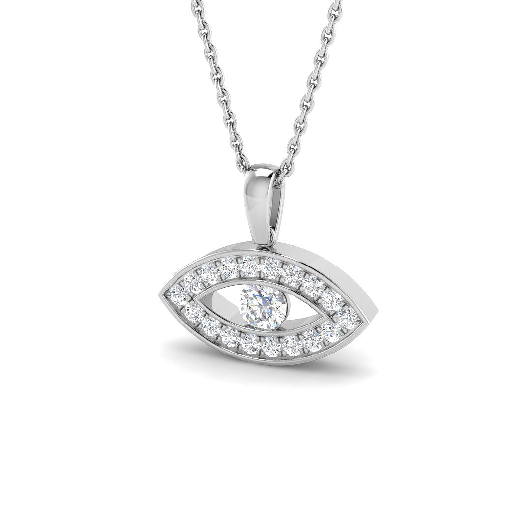 Luna Diamond Pendant 0.33ct Gold  Religious(Without Chain )
