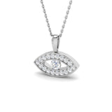 Luna Diamond Pendant 0.33ct Gold  Religious(Without Chain )
