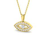 Luna Diamond Pendant 0.33ct Gold  Religious(Without Chain )