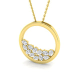 Baken Diamond Circle of Life Pendant 0.5ct Gold (Without Chain )