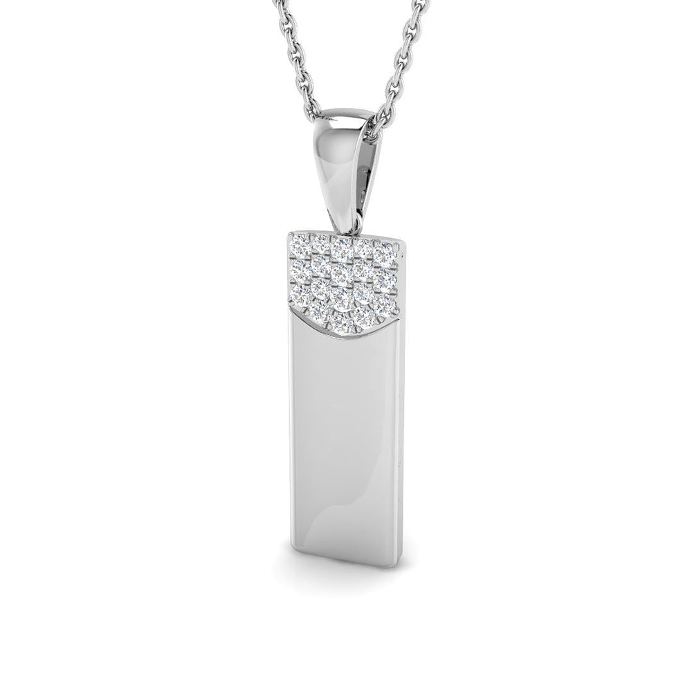 Baffy Diamond Pendant Fancy 0.15ct Gold (Without Chain )