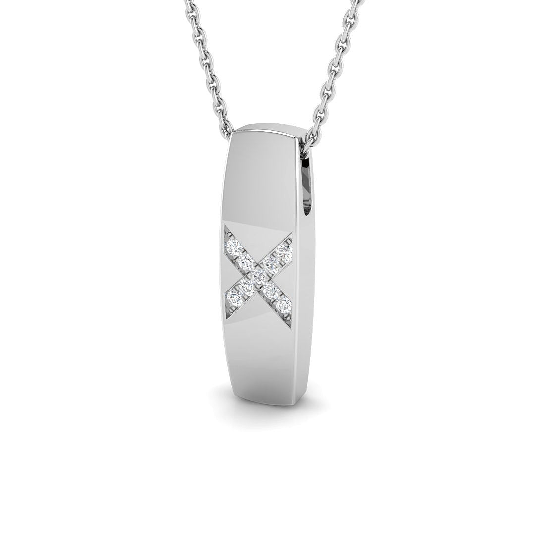 Baile Diamond Pendant Fancy 0.1ct Gold (Without Chain )