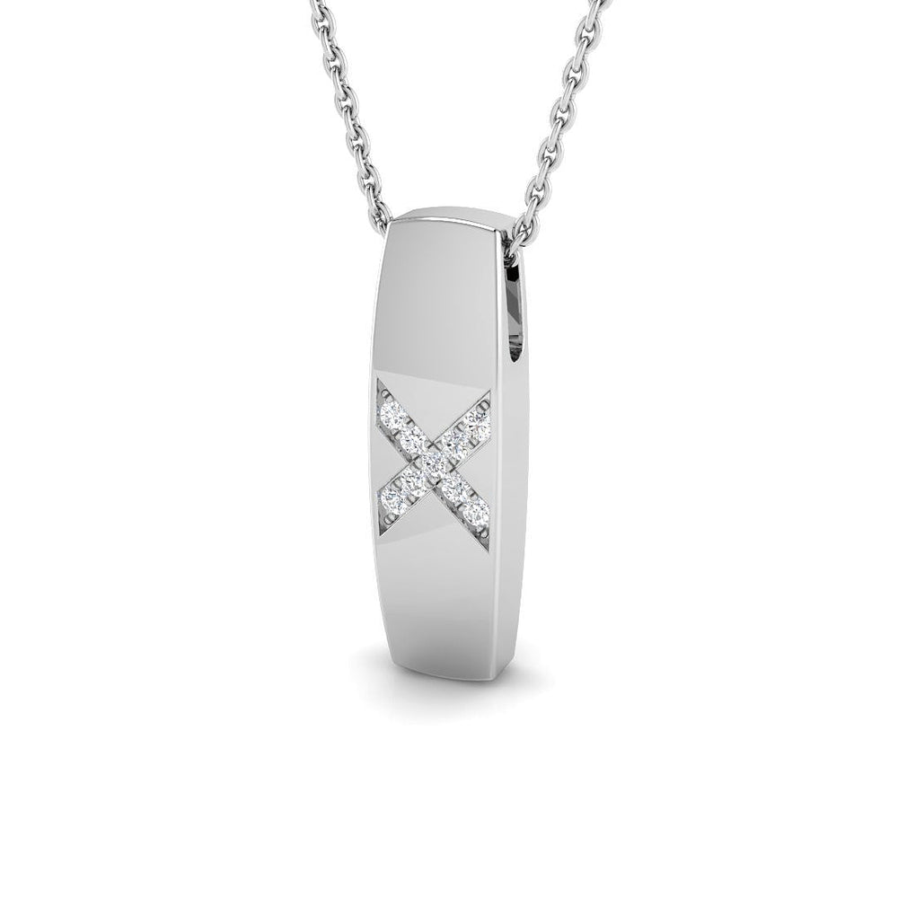 Baile Diamond Pendant Fancy 0.1ct Gold (Without Chain )