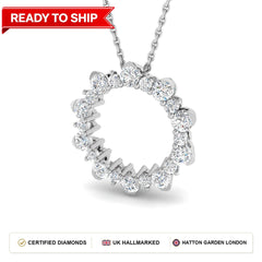 Lab grown diamond tennis bracelet