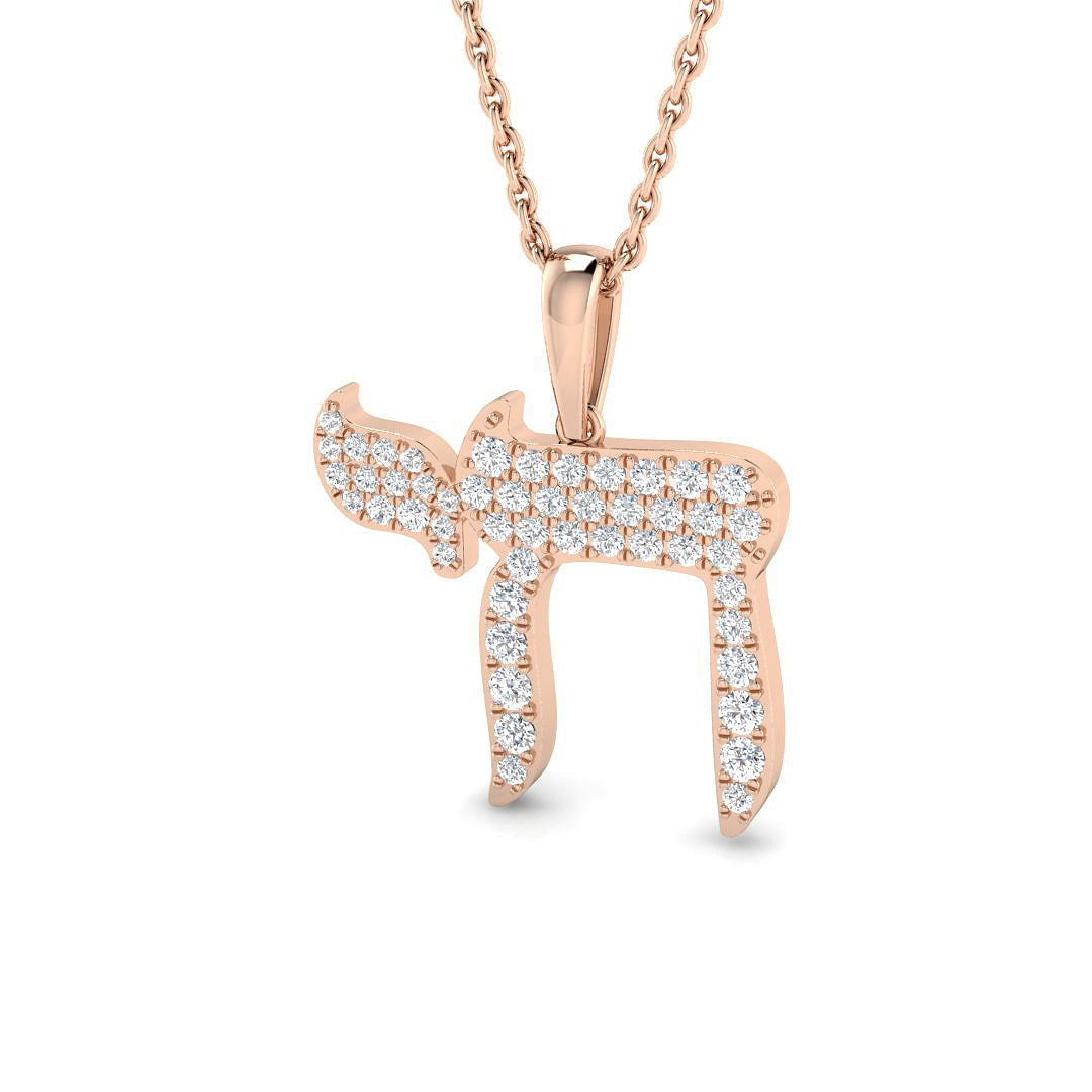 Baron Diamond Pendant Religious 0.1ct to 0.5ct Gold (Without Chain )