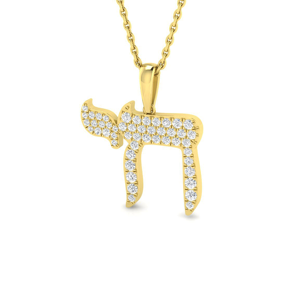 Baron Diamond Pendant Religious 0.1ct to 0.5ct Gold (Without Chain )