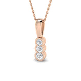 Aster Drop Diamond Pendant 0.25 to 0.75ct Gold (Without Chain )