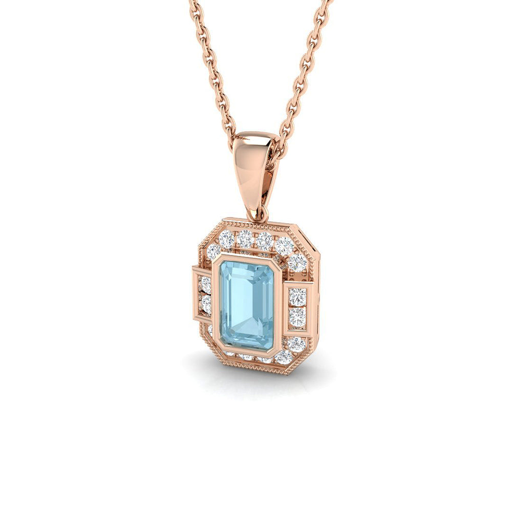 Bendy Amethyst Pendant 0.5ct to 1.25ct Gold (Without Chain )
