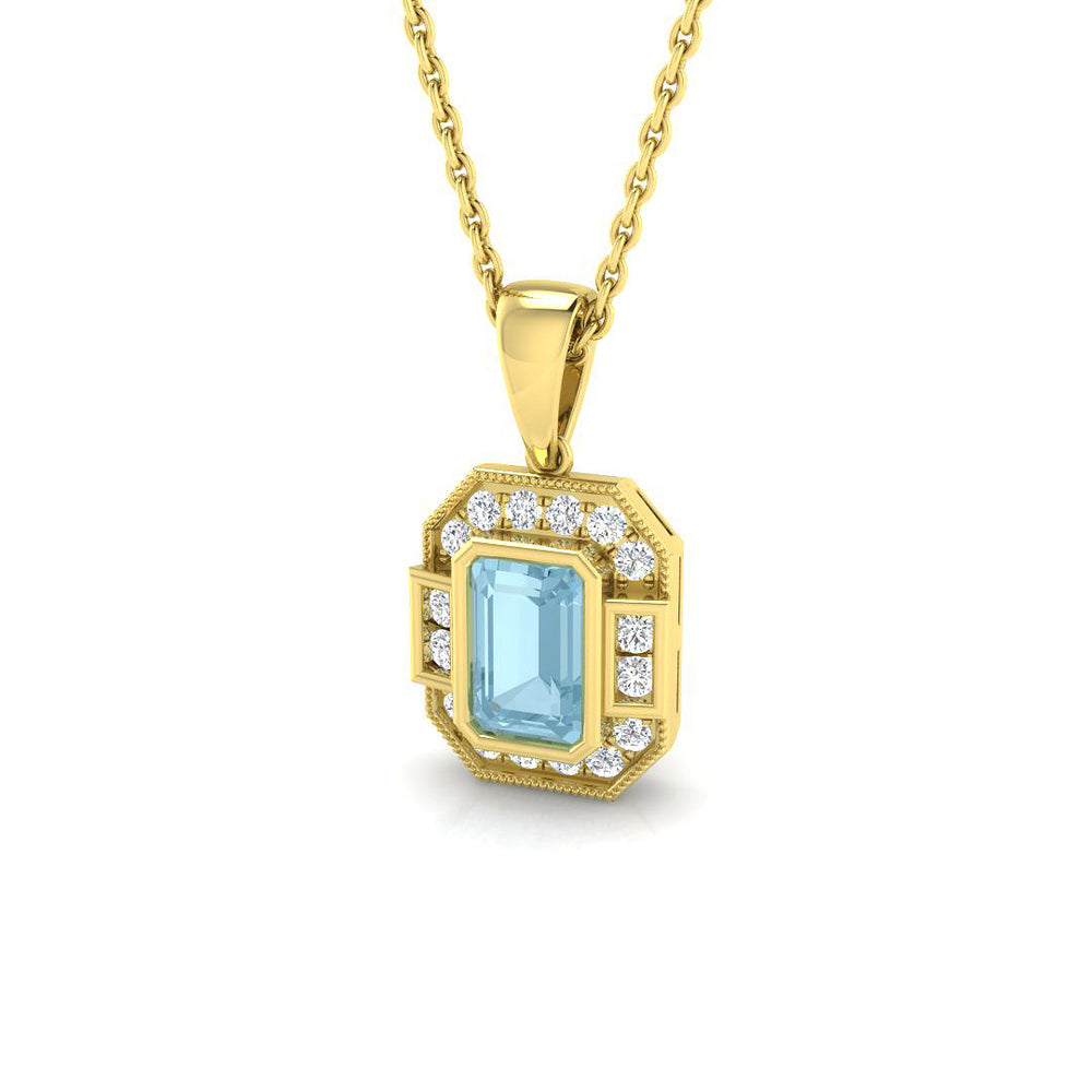 Bendy Amethyst Pendant 0.5ct to 1.25ct Gold (Without Chain )