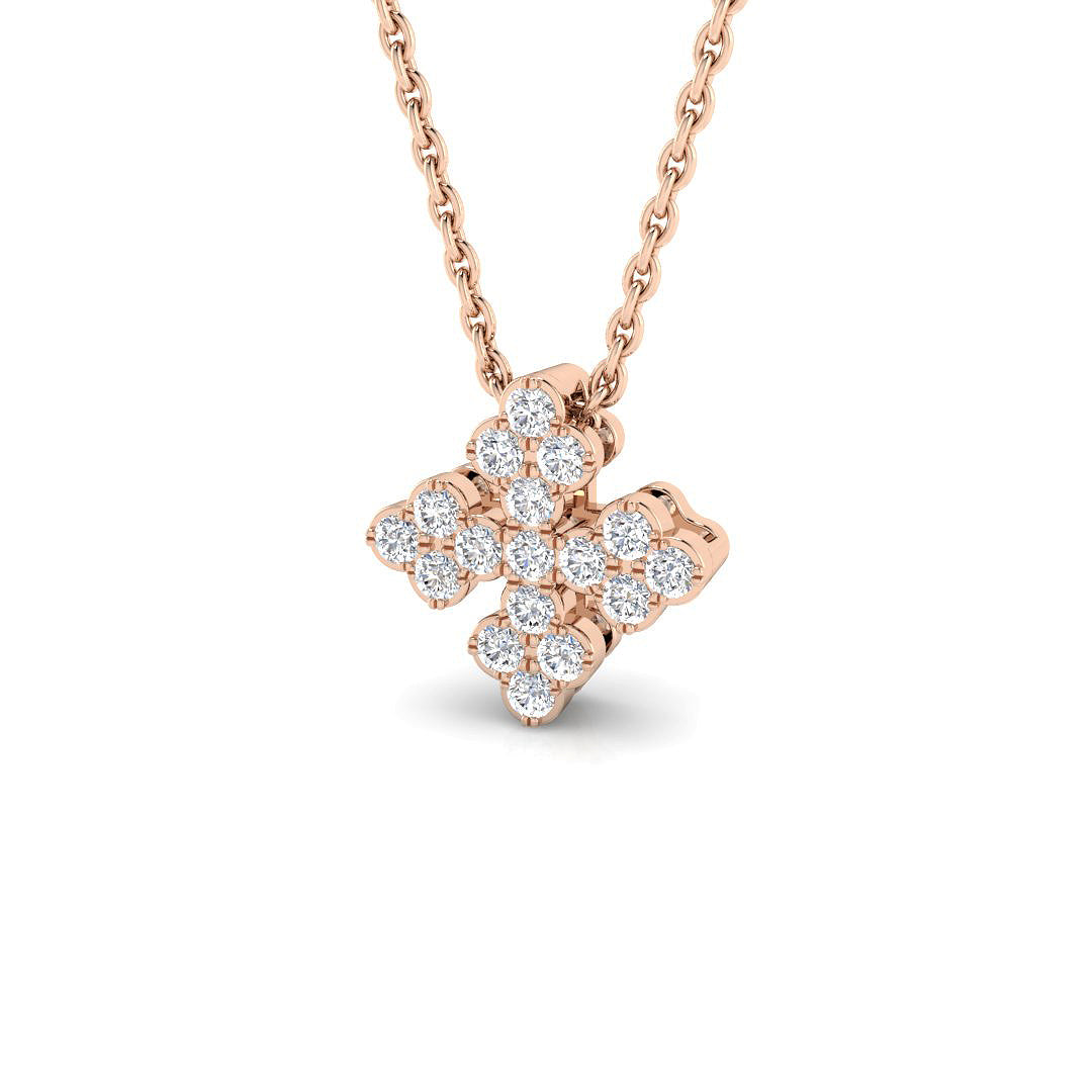 Biffy Diamond Pendant 0.2ct Fancy Gold (Without Chain )