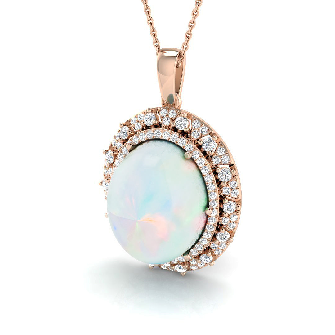 Blurt Opal Pendant 10ct  Gold(Without Chain )