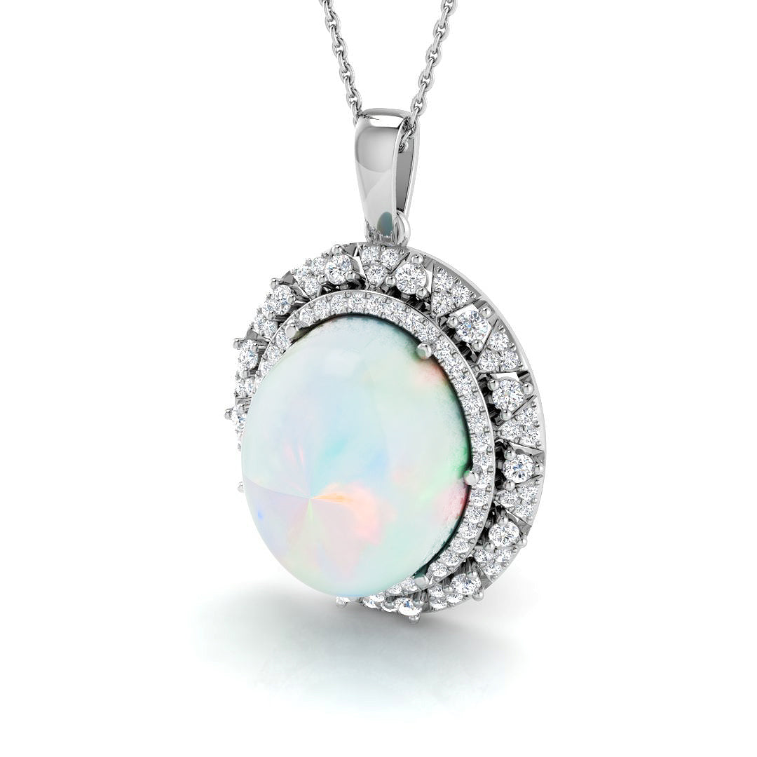 Blurt Opal Pendant 10ct  Gold(Without Chain )