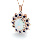Botel Opal Pendant 7.5ct in  and Gold(Without Chain )