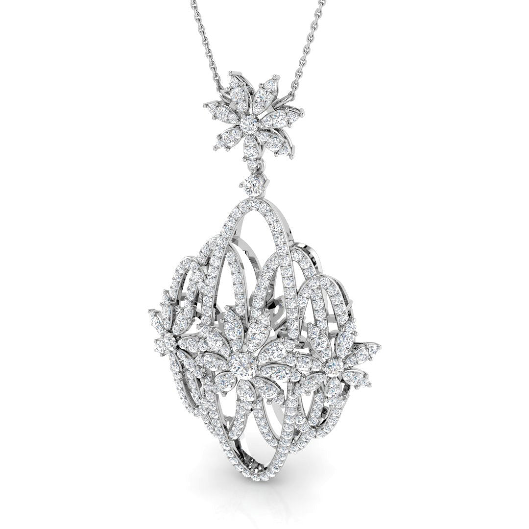 Amigo Diamond Pendant 3ct Fancy Gold (Without Chain )