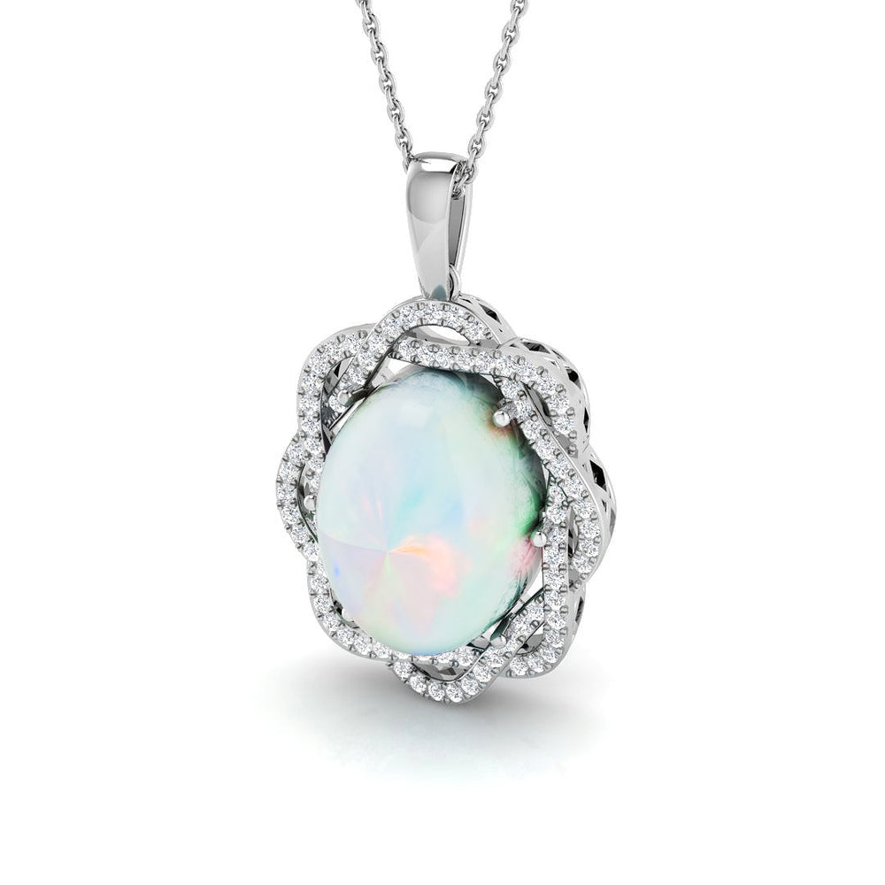 Braze Opal Pendant 7ct in Gold (Without Chain )