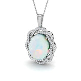 Braze Opal Pendant 7ct in Gold (Without Chain )