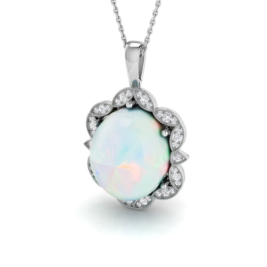 Brawn Opal Pendant 8.5ct Gold (Without Chain )