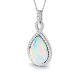Bryum Opal Pendant 8ct to 10ct Gold (Without Chain )