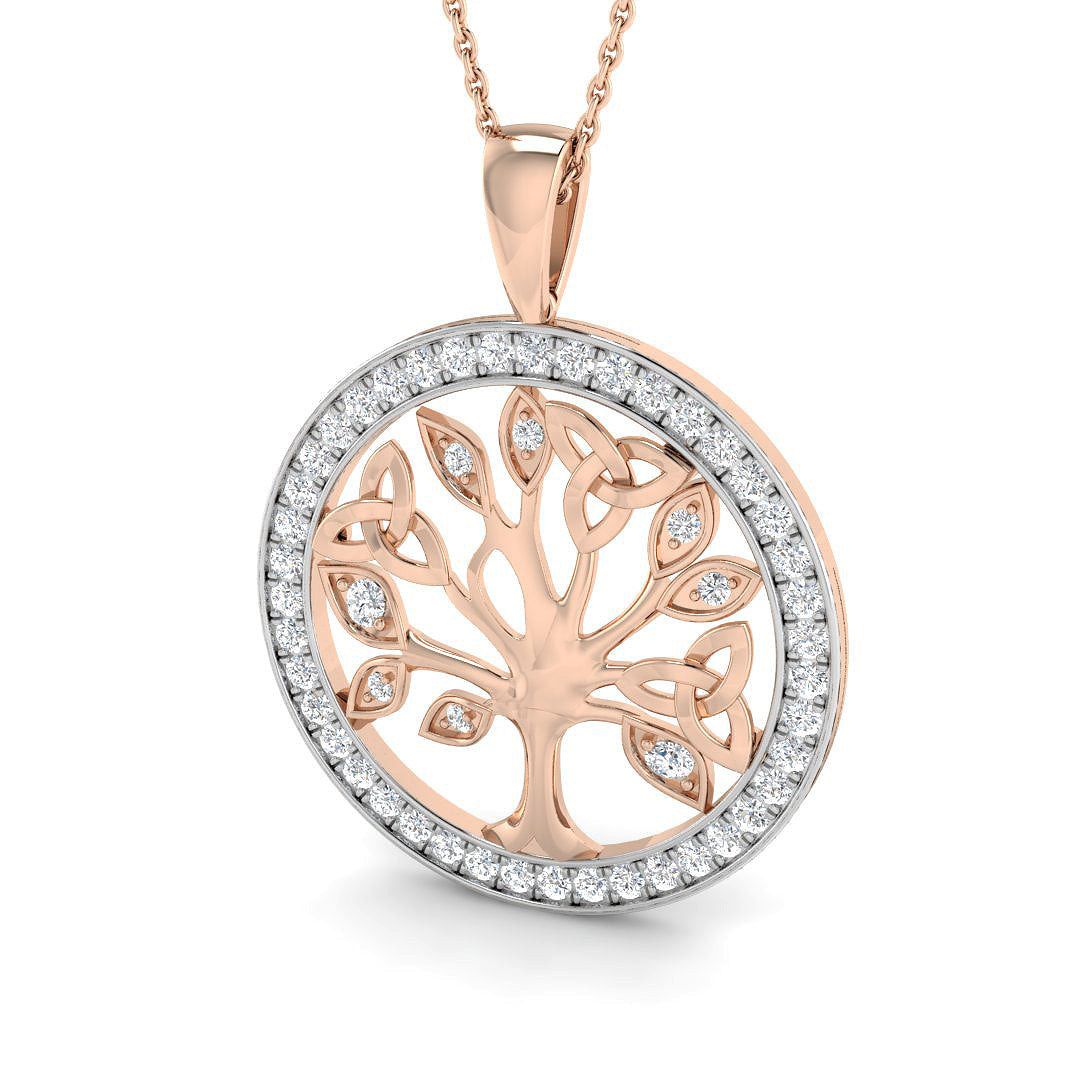 Busby Fancy Pendant 0.75ct to 1.5ct Gold  Diamond(Without Chain )