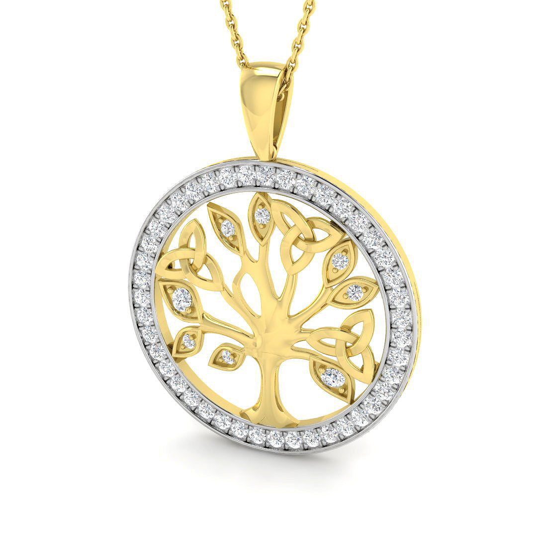 Busby Fancy Pendant 0.75ct to 1.5ct Gold  Diamond(Without Chain )