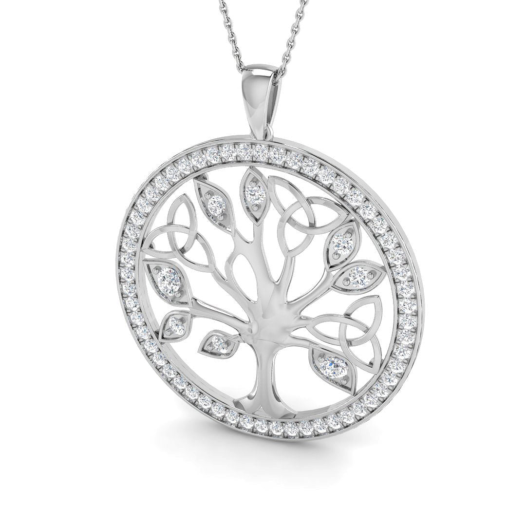 Busby Fancy Pendant 0.75ct to 1.5ct Gold  Diamond(Without Chain )