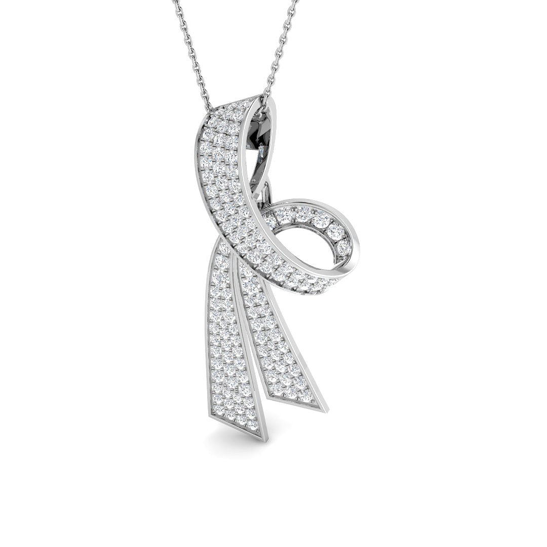 Campy Fancy Pendant 1.5ct Diamond Gold (Without Chain )