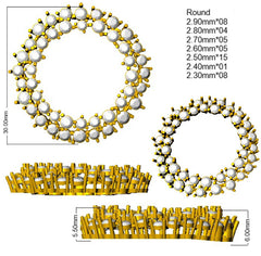 3.1 Carat D-E/VS Lab Grown Round Diamond Designer Pendant 9k Yellow Gold Ready To Ship