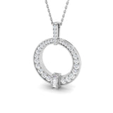 Carat Diamond Necklaces Circle of Life 0.5ct Gold (Without Chain )