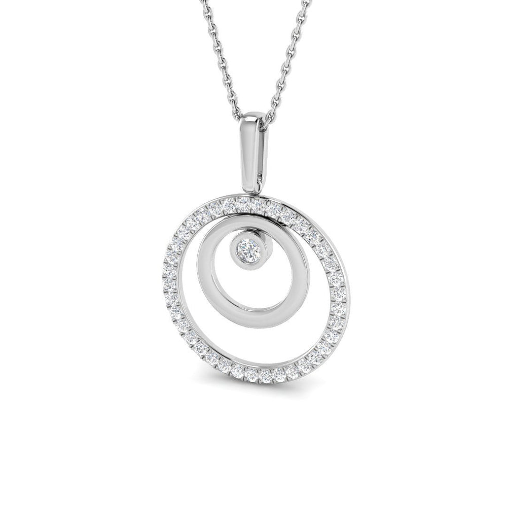 Civil Circle of Life Pendant 0.5ct to 0.75ct Gold (Without Chain )
