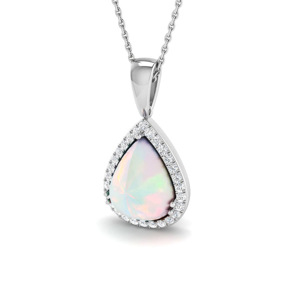 Civic Opal Pendant 1.5ct to 4ct Gold  Necklace(Without Chain )