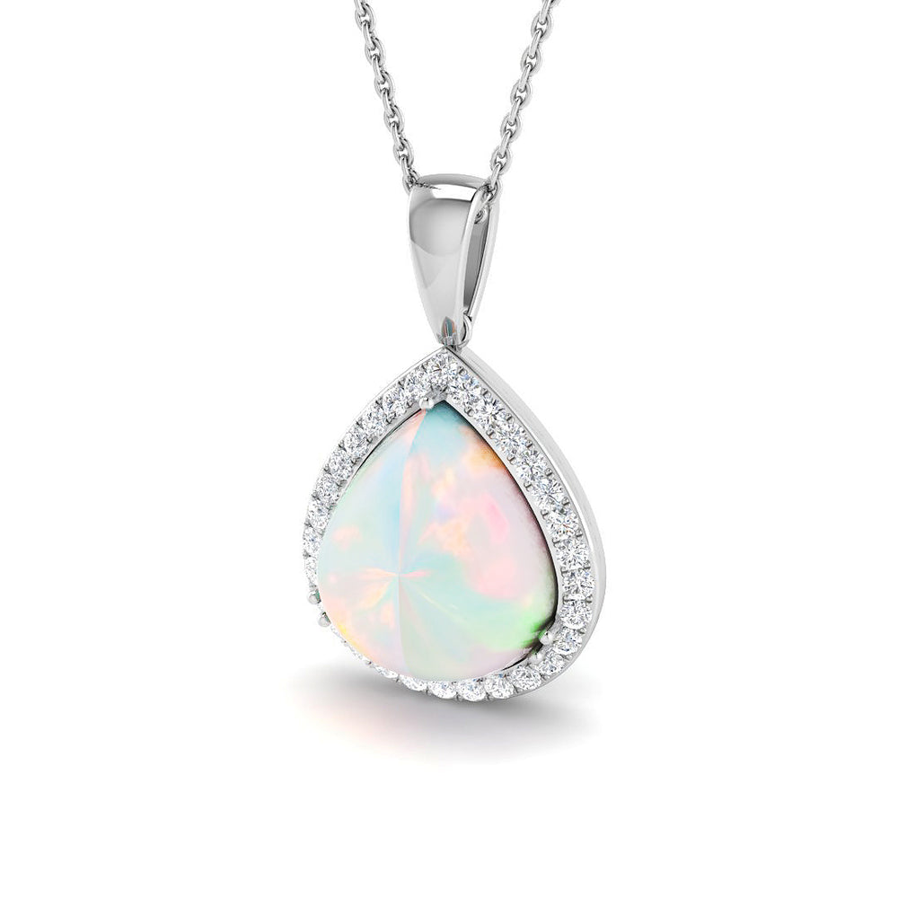 Civic Opal Pendant 1.5ct to 4ct Gold  Necklace(Without Chain )
