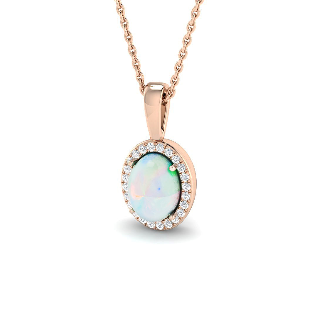 Gerald Opal Pendant 0.75ct to 6.5ct Gold (Without Chain )