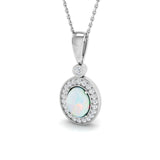 Clank Opal Pendant 1ct to 2ct Gold  Gemstone Necklace(Without Chain )