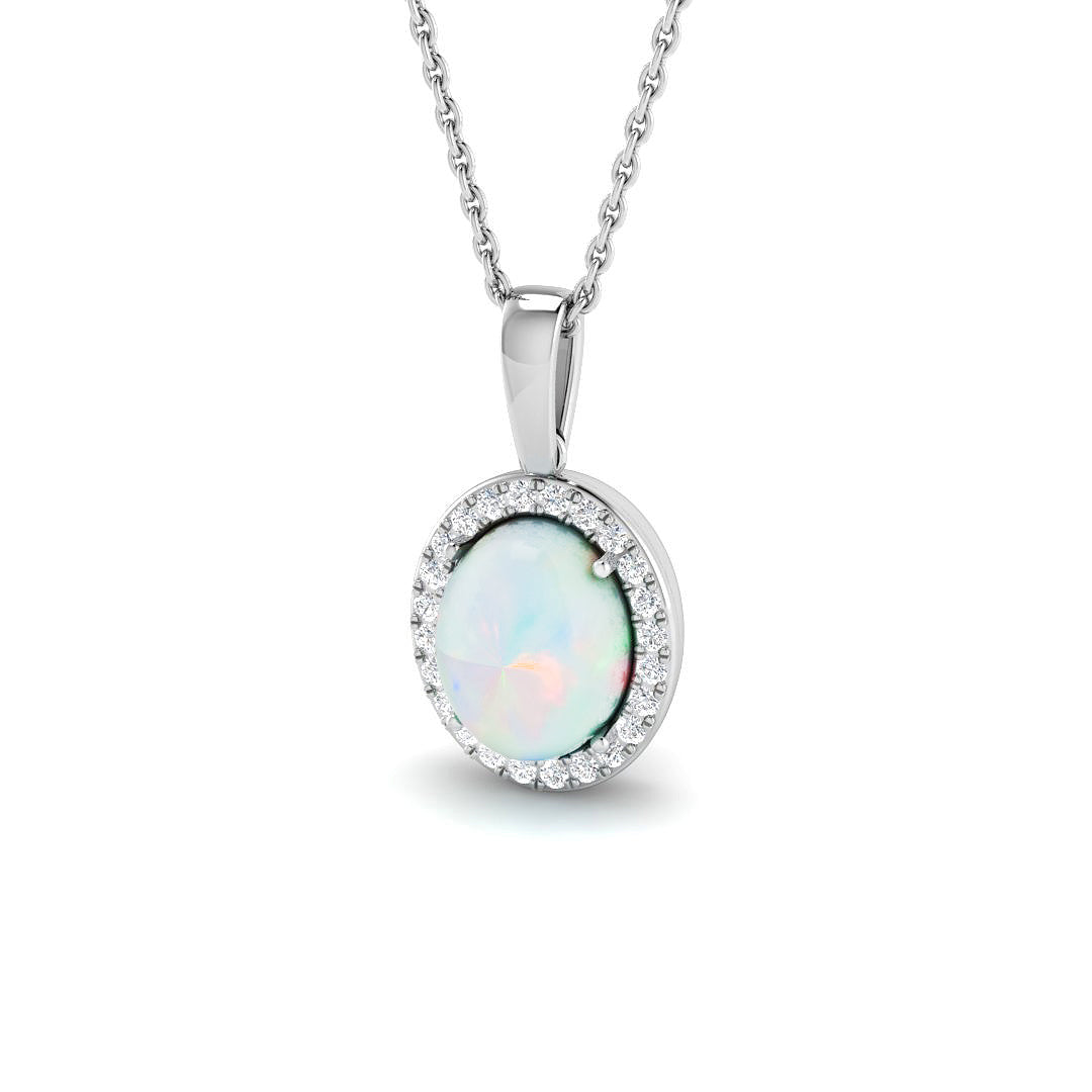Gerald Opal Pendant 0.75ct to 6.5ct Gold (Without Chain )