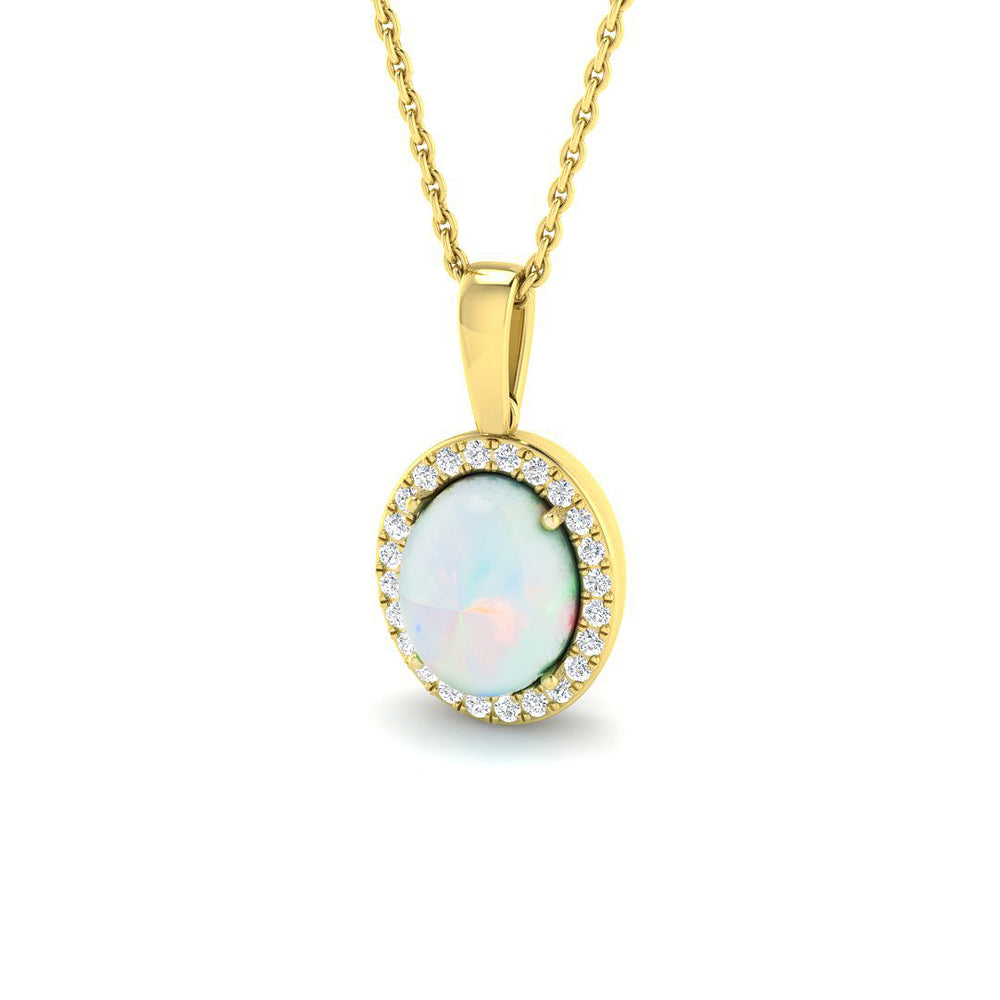 Gerald Opal Pendant 0.75ct to 6.5ct Gold (Without Chain )