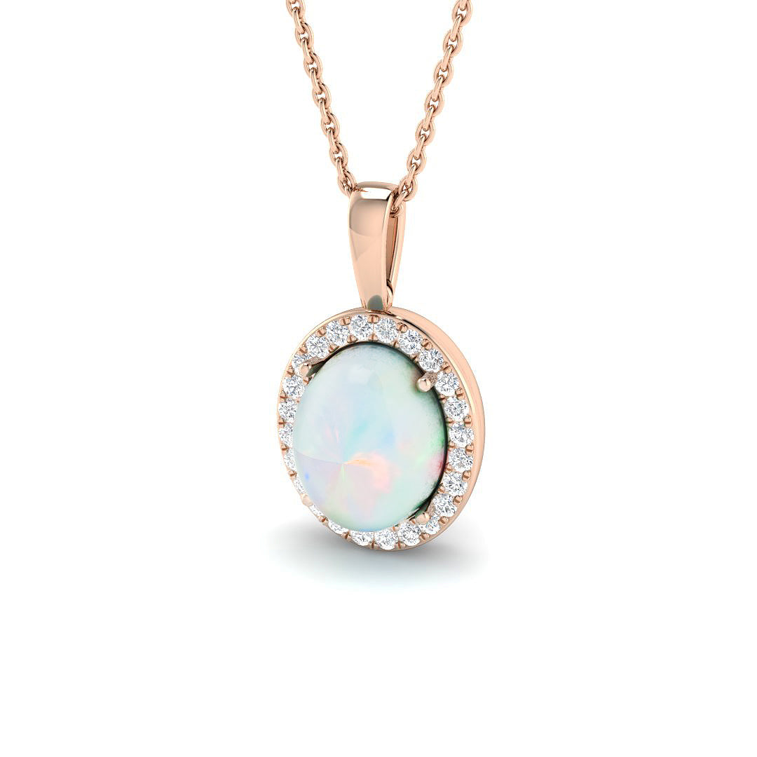 Gerald Opal Pendant 0.75ct to 6.5ct Gold (Without Chain )