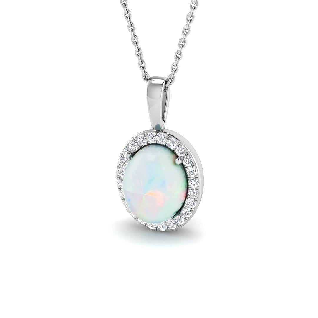 Gerald Opal Pendant 0.75ct to 6.5ct Gold (Without Chain )