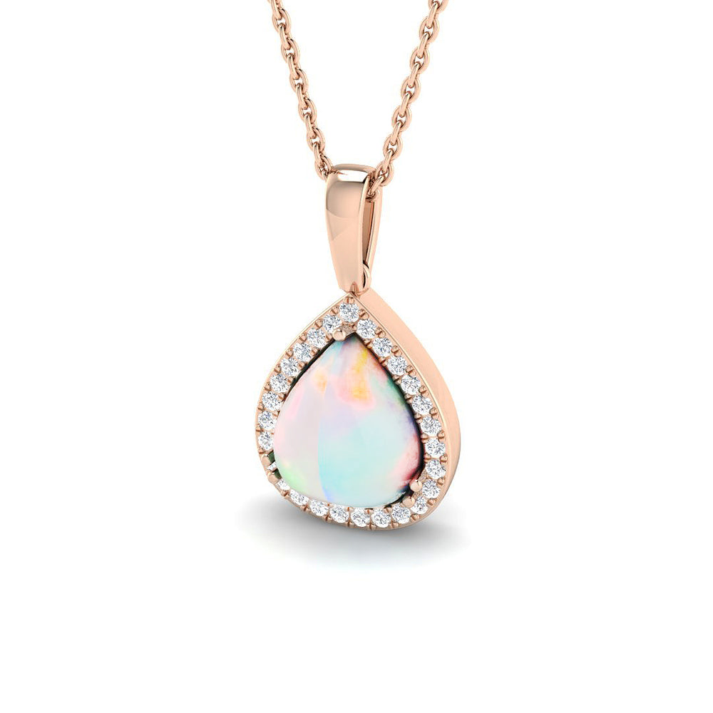 Civic Opal Pendant 1.5ct to 4ct Gold  Necklace(Without Chain )