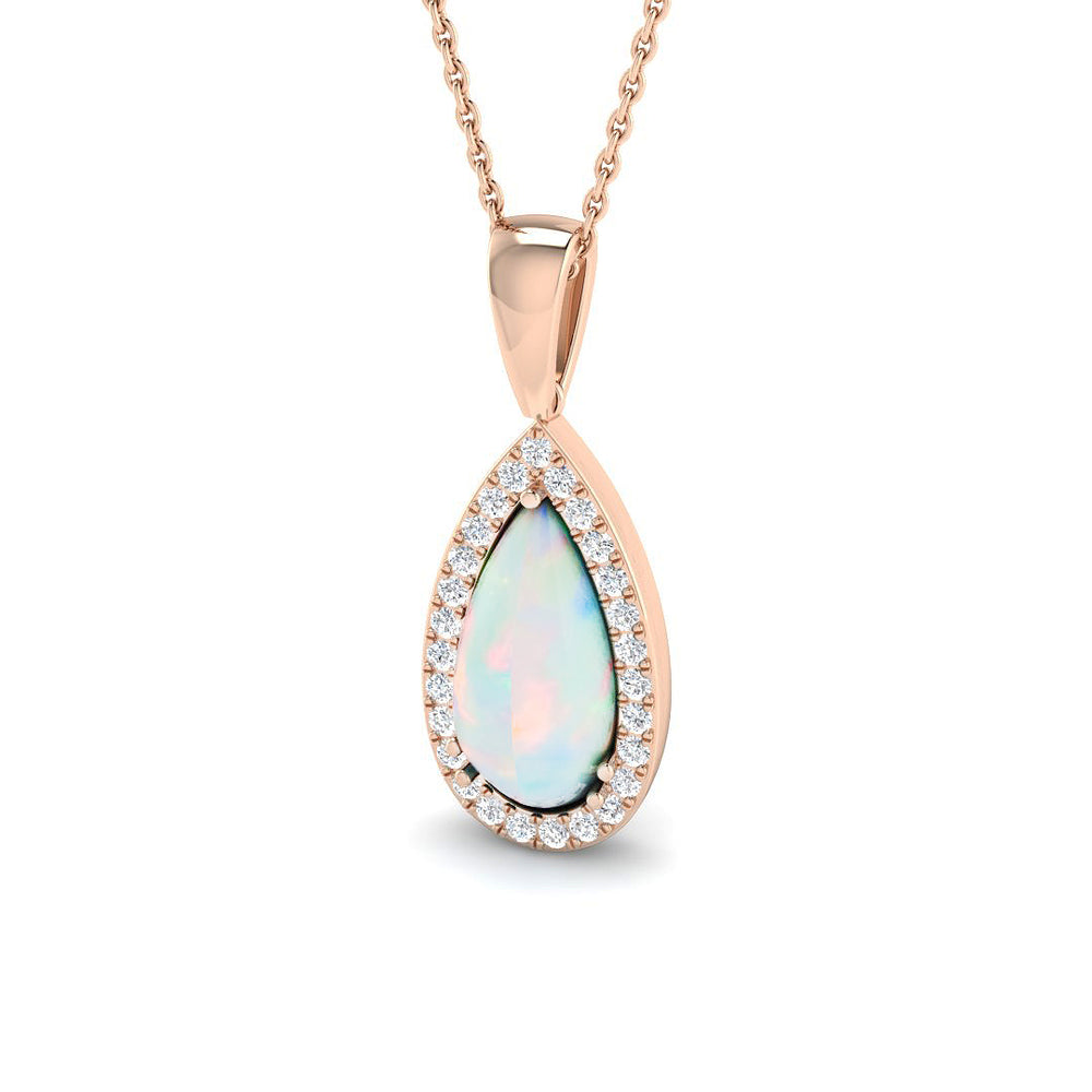 Civic Opal Pendant 1.5ct to 4ct Gold  Necklace(Without Chain )