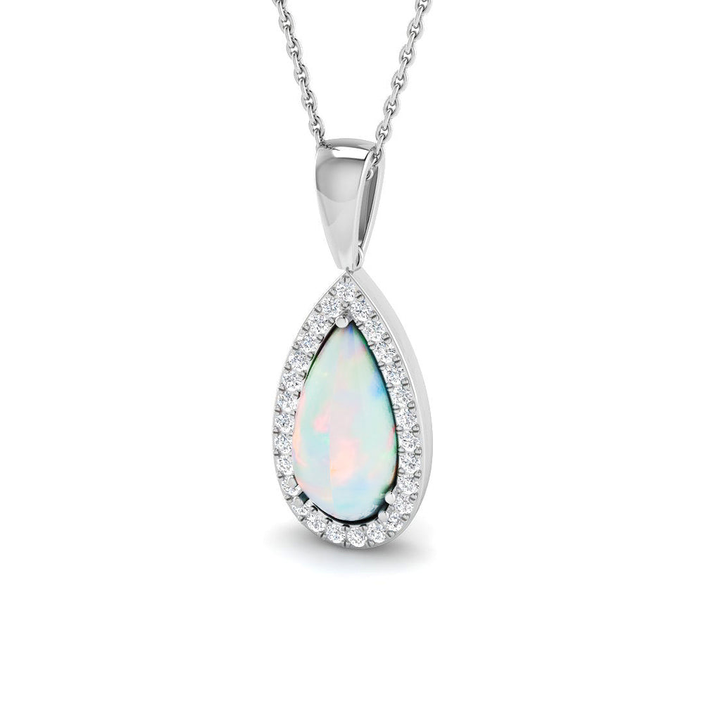 Civic Opal Pendant 1.5ct to 4ct Gold  Necklace(Without Chain )