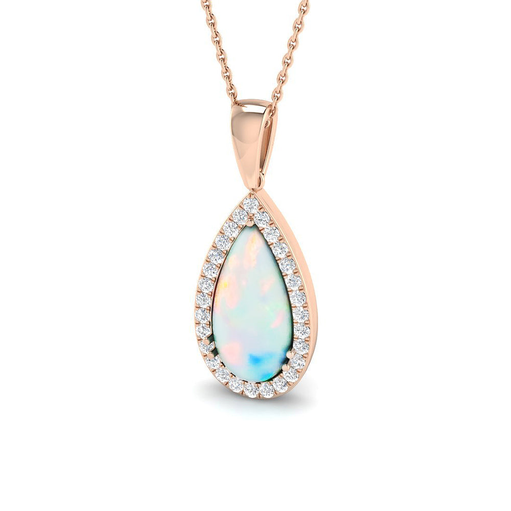 Civic Opal Pendant 1.5ct to 4ct Gold  Necklace(Without Chain )