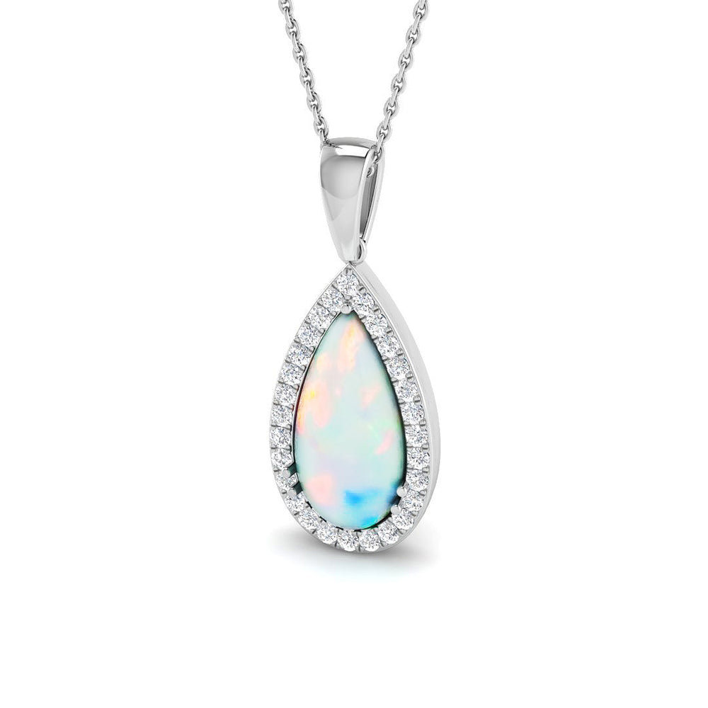 Civic Opal Pendant 1.5ct to 4ct Gold  Necklace(Without Chain )