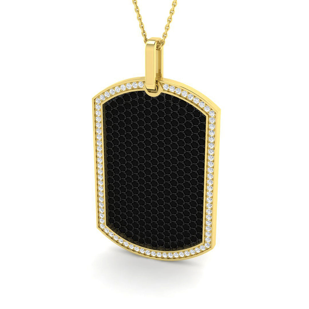 Cling Diamond Pendant Fancy 4ct Gold (Without Chain )