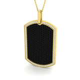 Cling Diamond Pendant Fancy 4ct Gold (Without Chain )