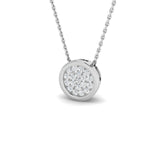 Amile Cluster Pendant 0.2ct Diamond  Gold (Without Chain )